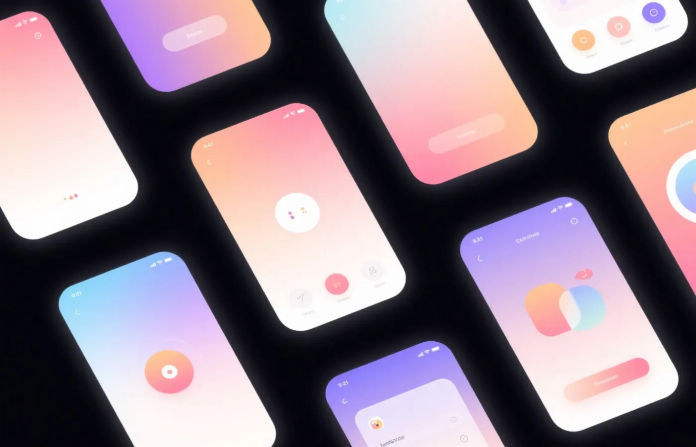 移动端界面预览