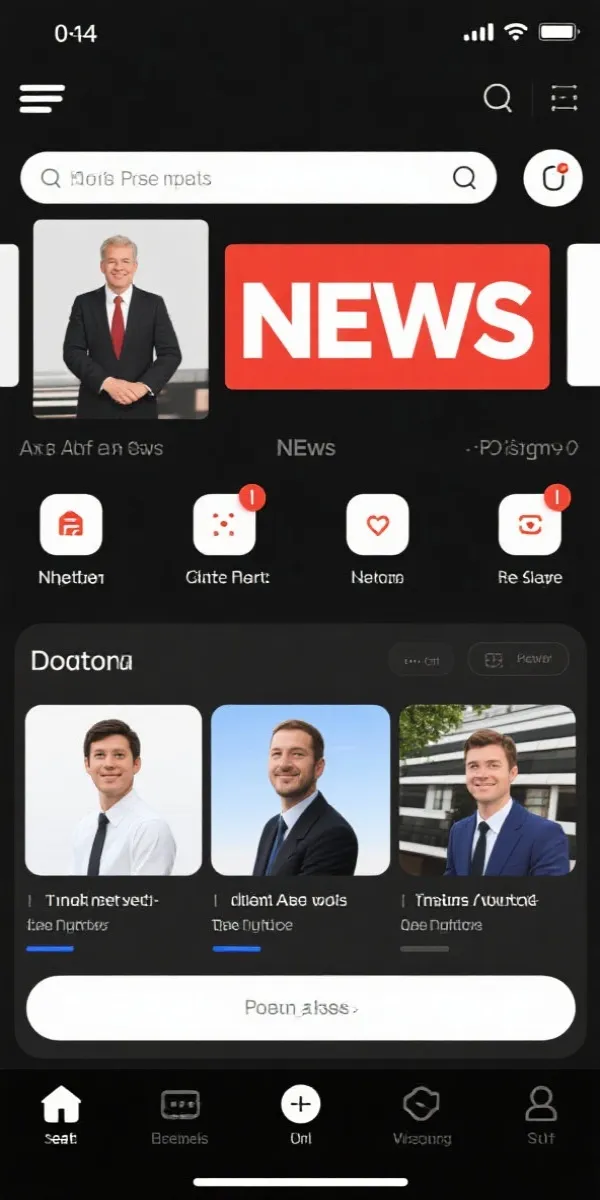 应用界面预览-资讯页